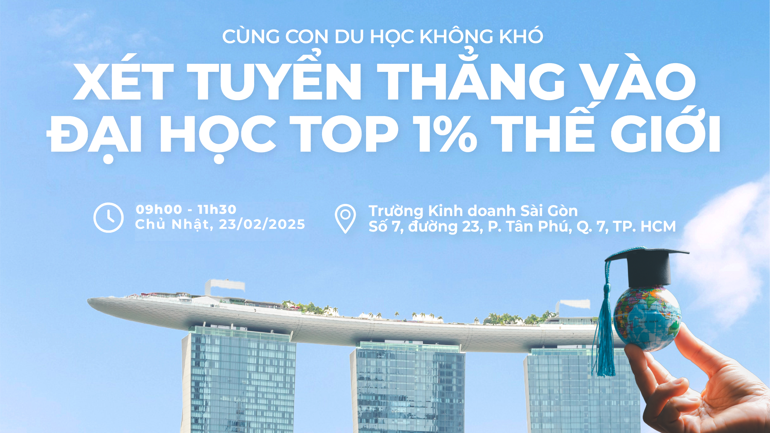 Cùng Con Du Học Không Khó:  Xét Tuyển Thẳng Vào Đại Học Top 1% Thế Giới