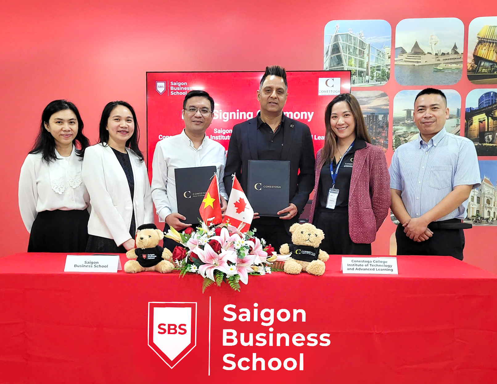 SBS Ký Kết Hợp Tác Chiến Lược Với Conestoga College: Mở Rộng Cánh Cửa Đến Một Trong Top Trường Hàng Đầu Canada