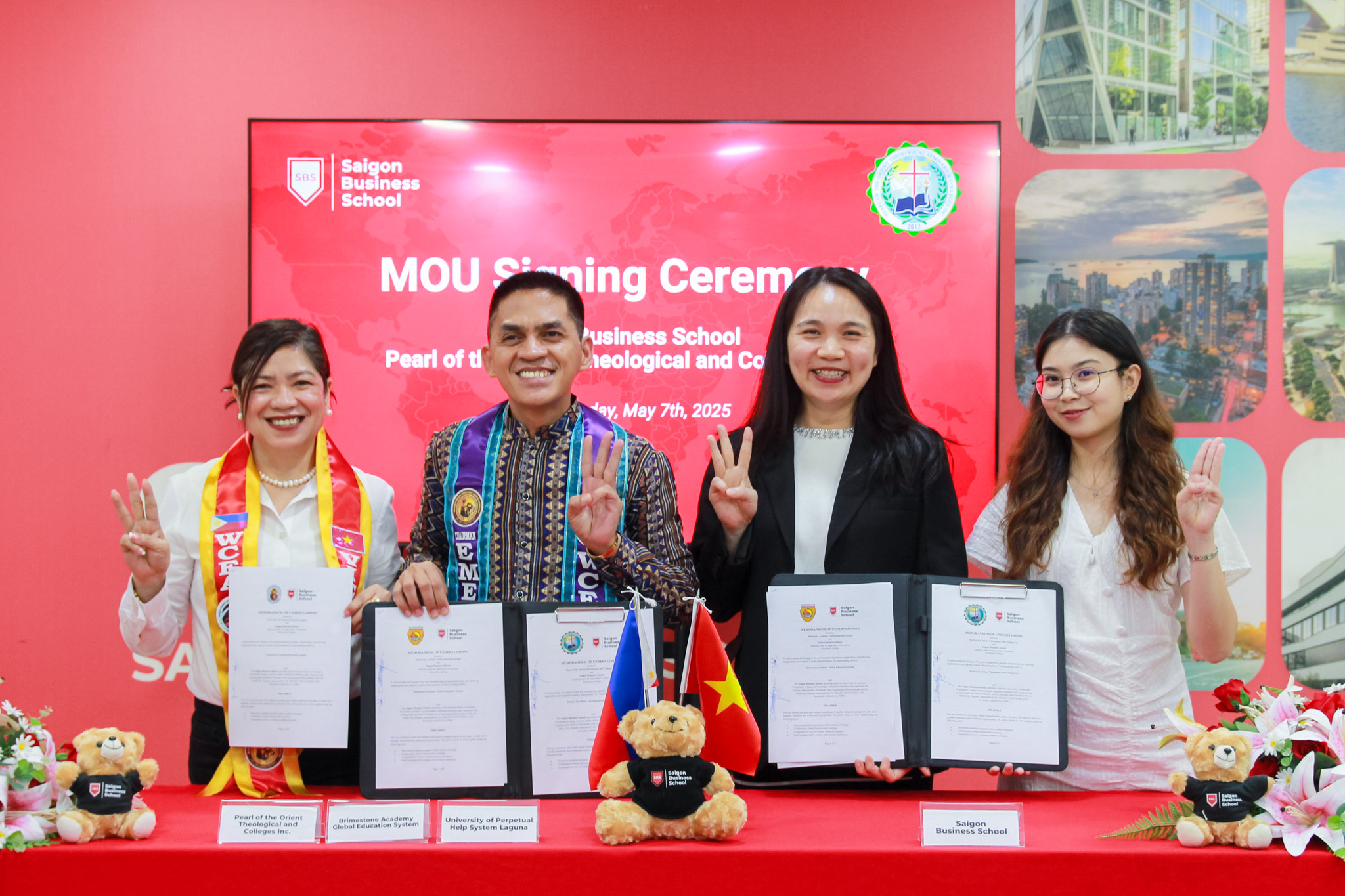 Saigon Business School (SBS) Chào Đón Đoàn Đại Biểu Cấp Cao Từ Philippines Thăm Quan Và Ký Kết Hợp Tác Chiến Lược