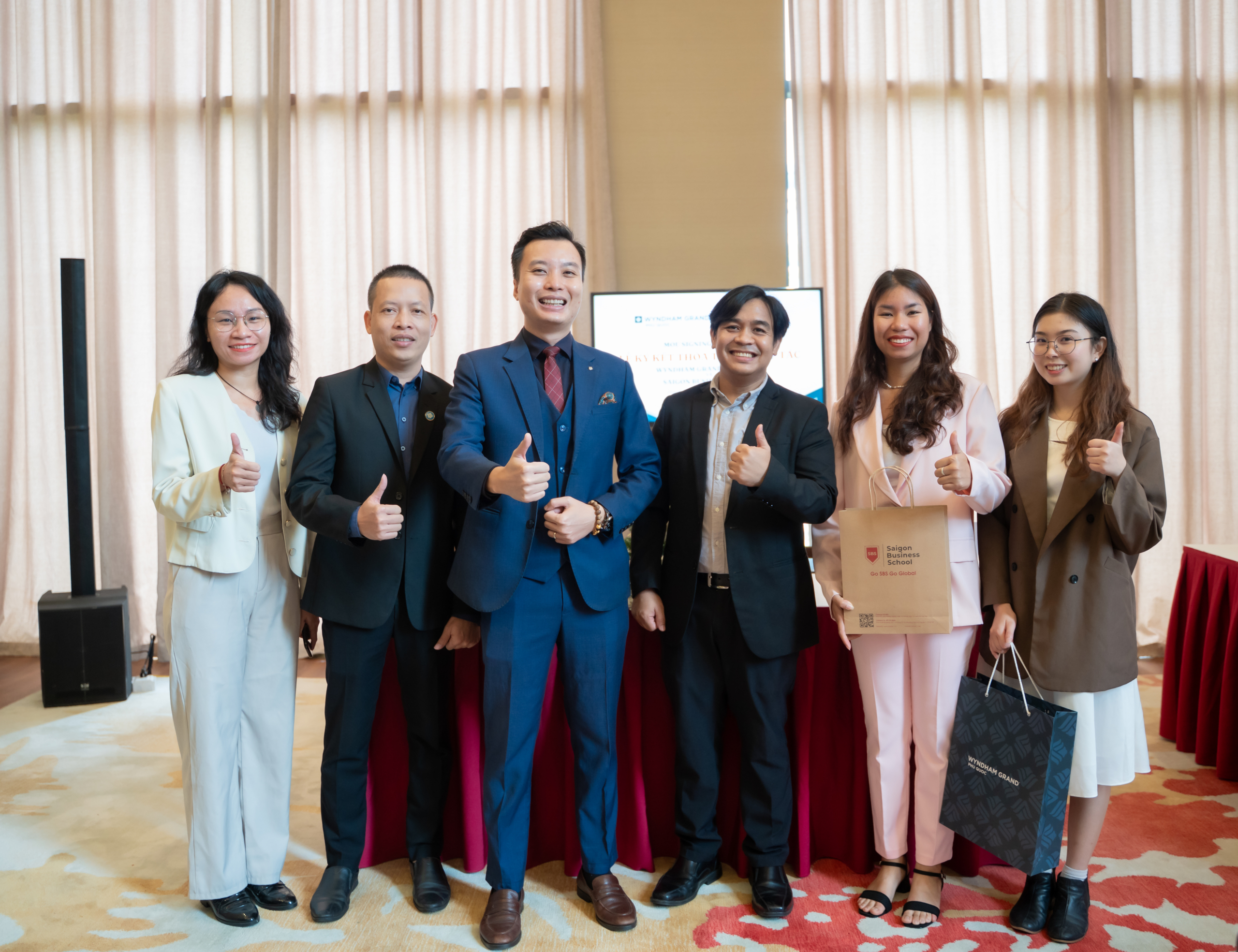 Saigon Business School Ký Kết Hợp Tác Chiến Lược Với Wyndham Grand Phu Quoc