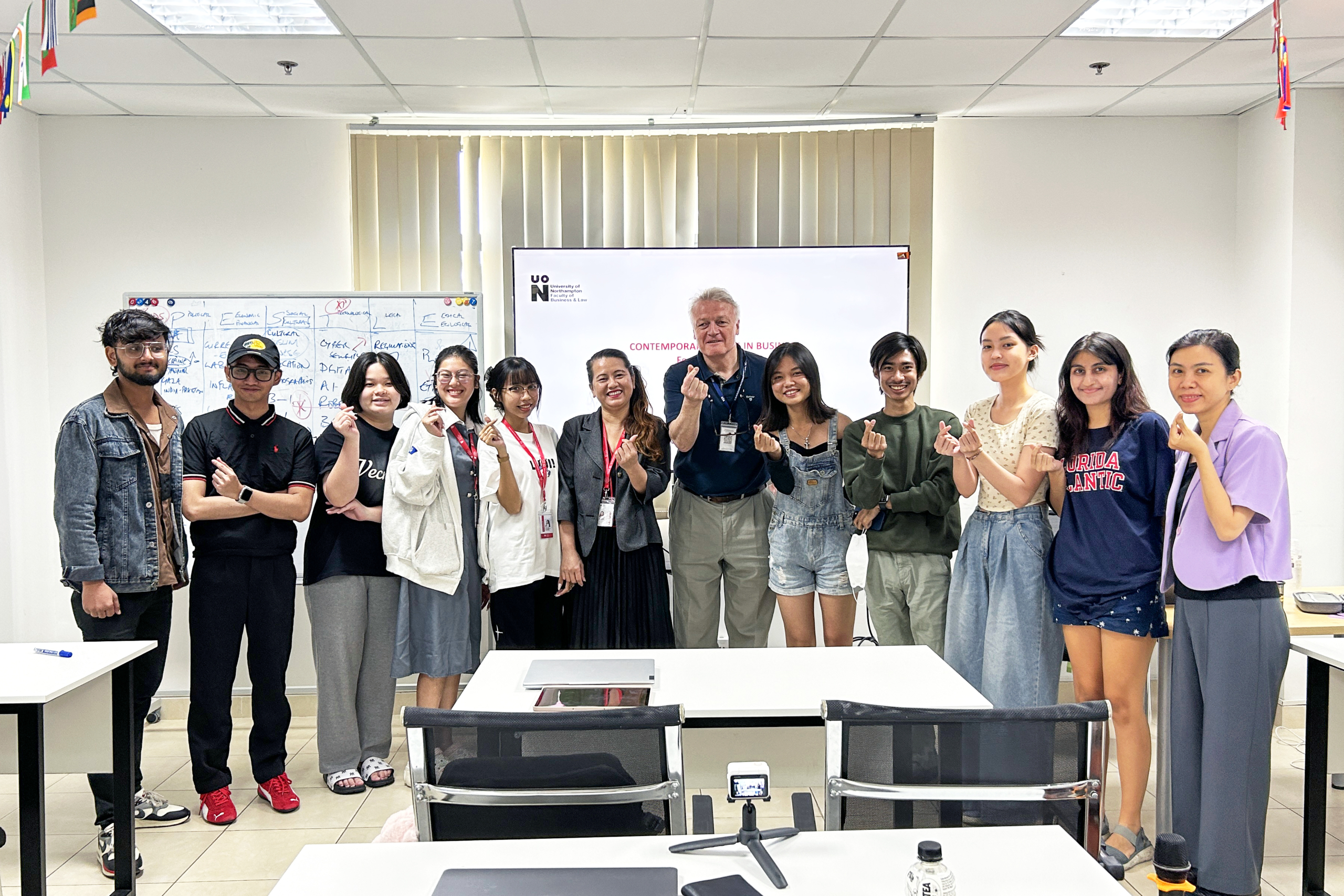 Workshop with Professor from the University of Northampton 