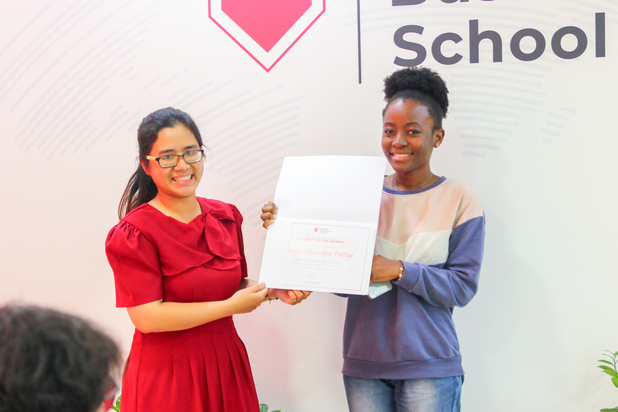 Saigon Business School Celebrates Outstanding Student of the Month